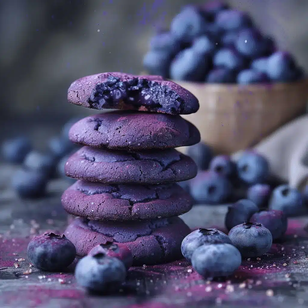 Blueberry Cookies preparation steps