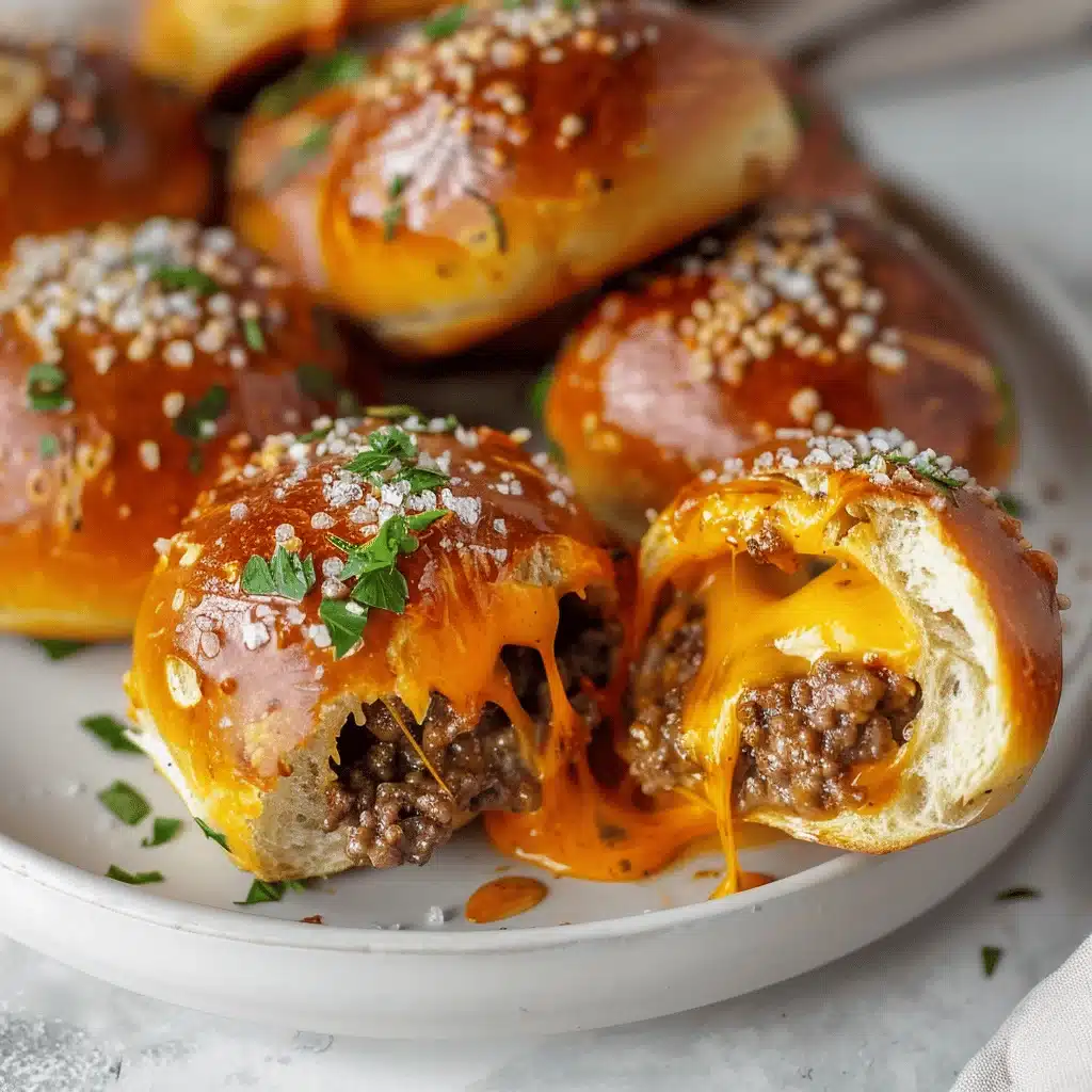 Cheeseburger Pretzel Bombs - featured image