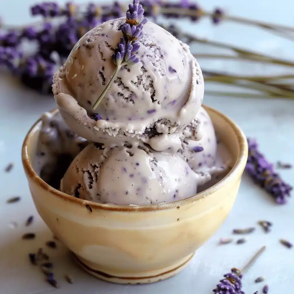 honey lavender ice cream preparation steps