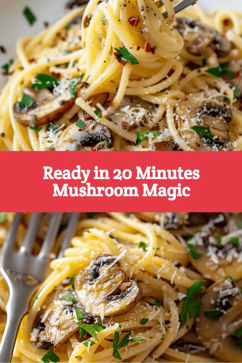 Mushroom Spaghetti recipe