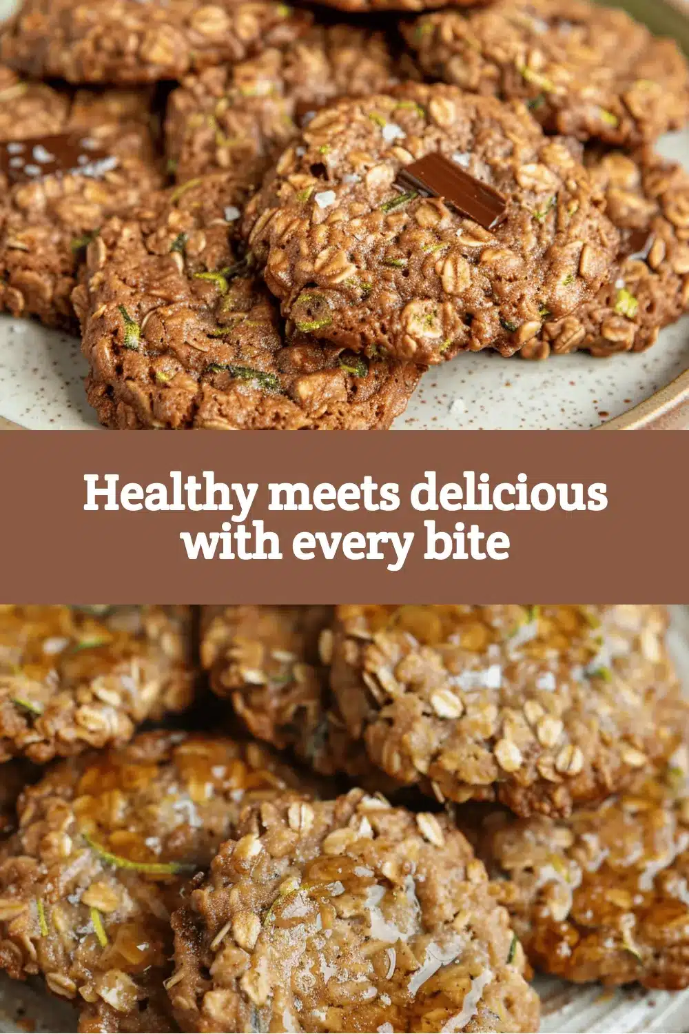 Sticky Oaty Zucchini Cookies recipe