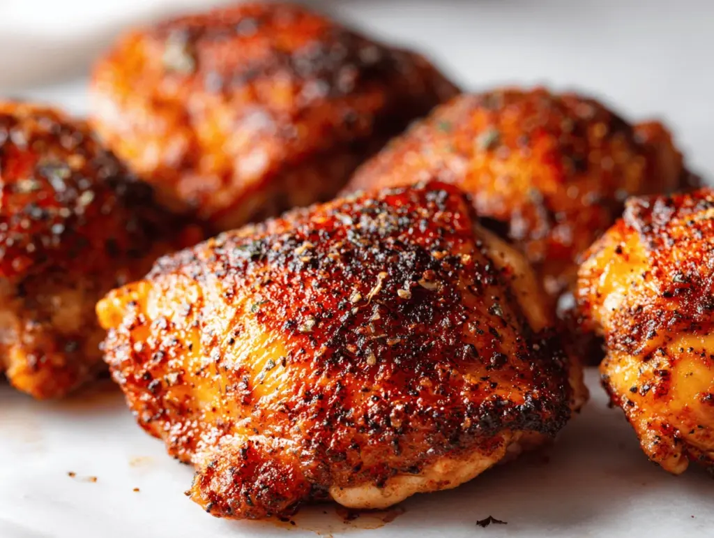 air fryer chicken thighs - featured image