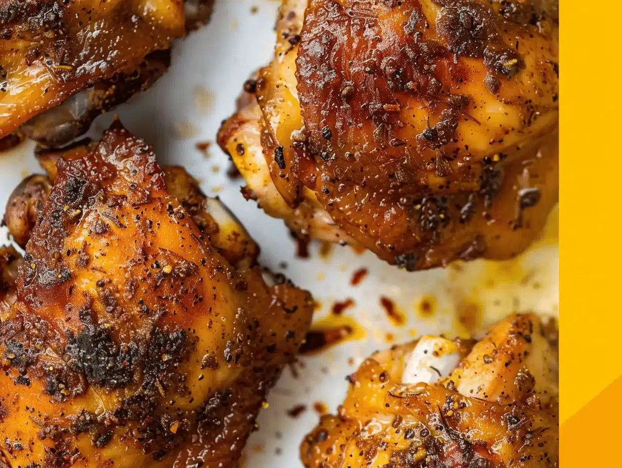 air fryer chicken thighs preparation steps
