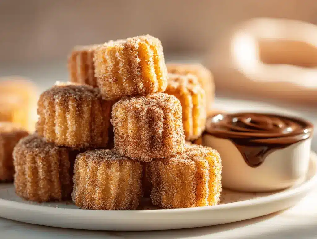 air fryer churro bites - featured image