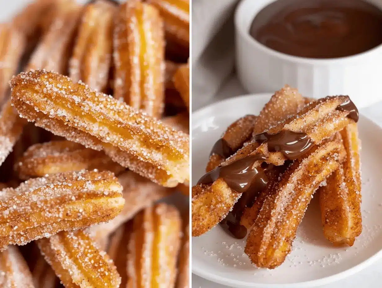 air fryer churro bites preparation steps