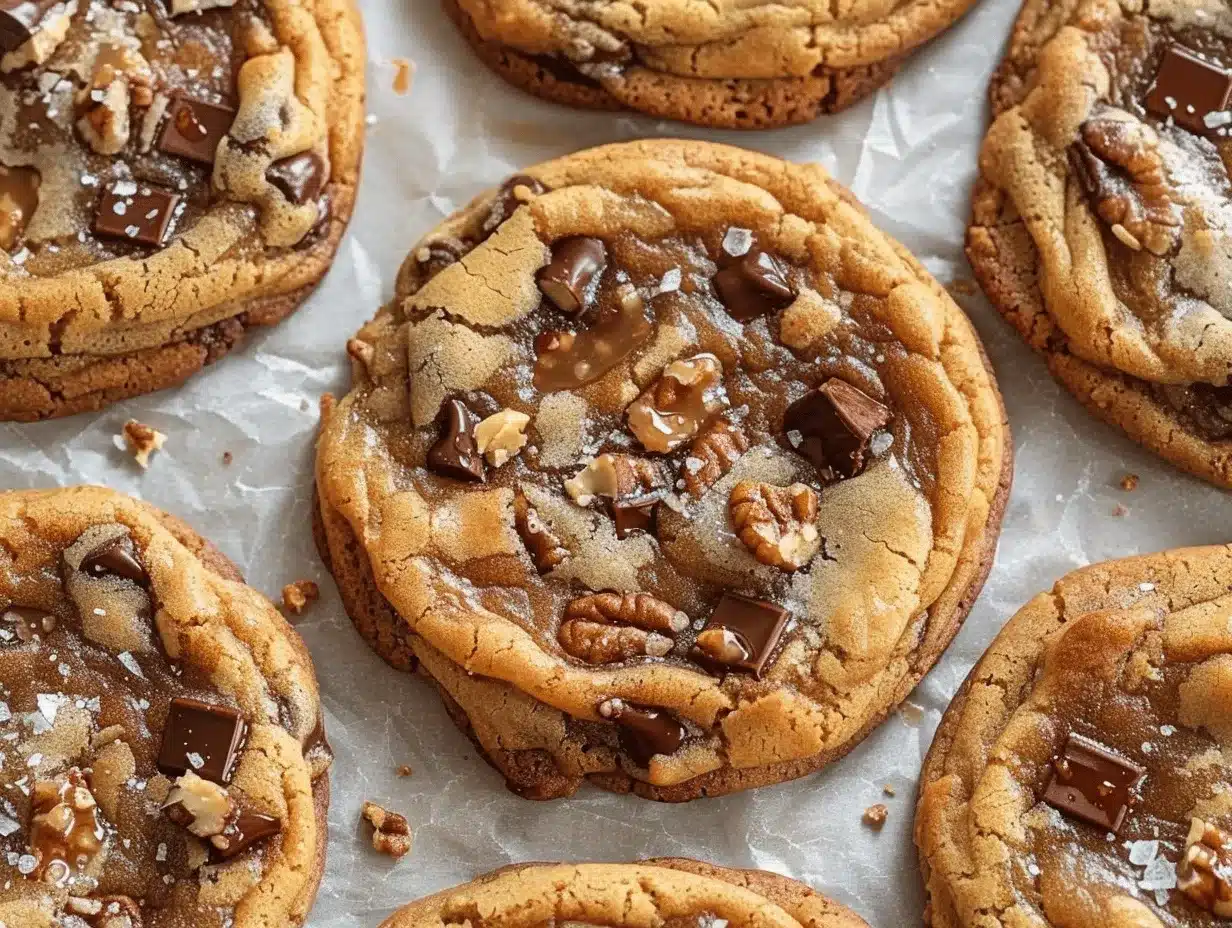 brown butter bourbon toffee chocolate chip cookies preparation steps