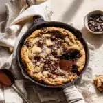 brown butter chocolate chip cookie skillet - featured image