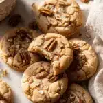 brown butter maple pecan sugar cookies - featured image