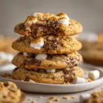 brown butter s’mores Rice Krispie cookies - featured image