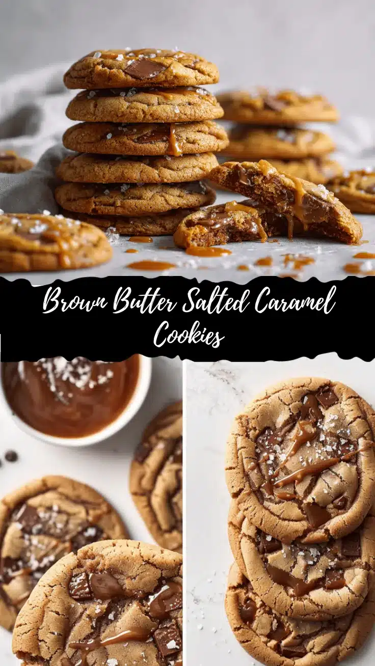 brown butter salted caramel chocolate chip cookies recipe