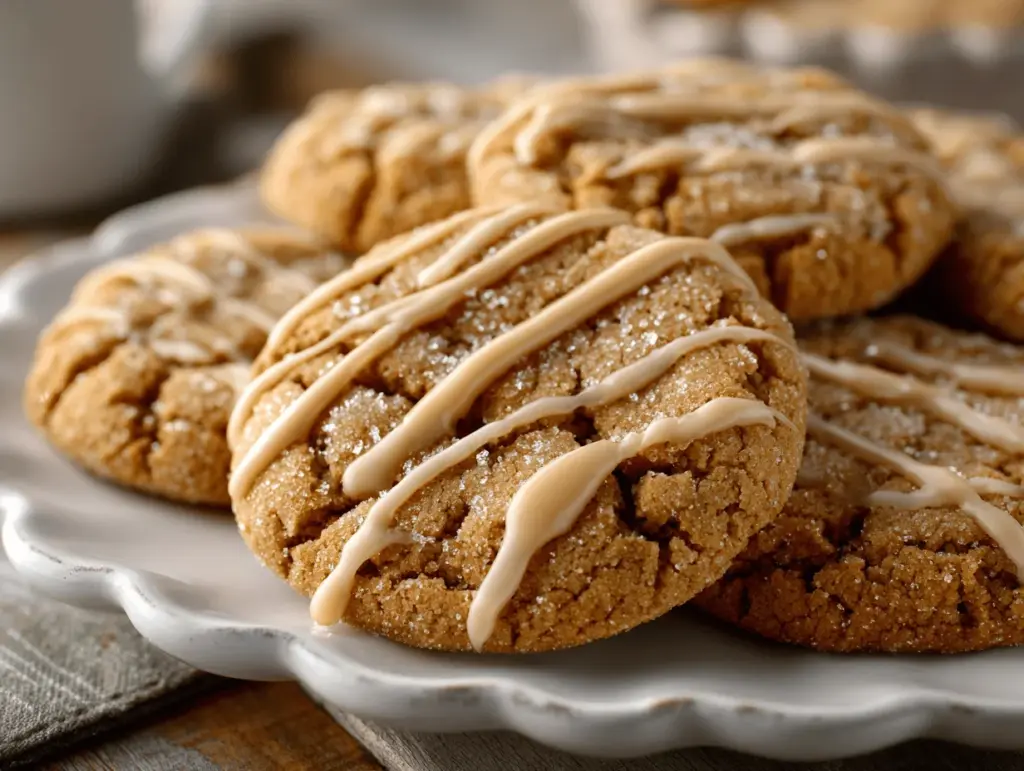 chewy maple brown sugar cookies - featured image
