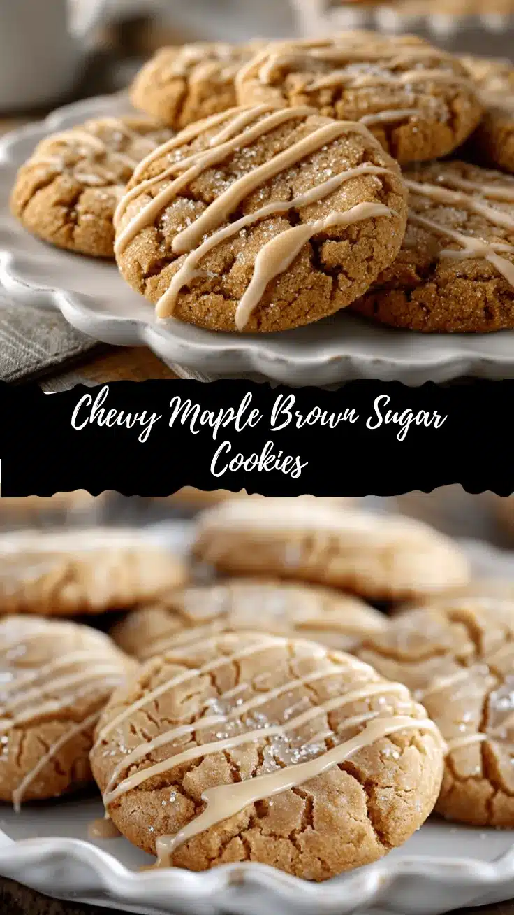 chewy maple brown sugar cookies recipe