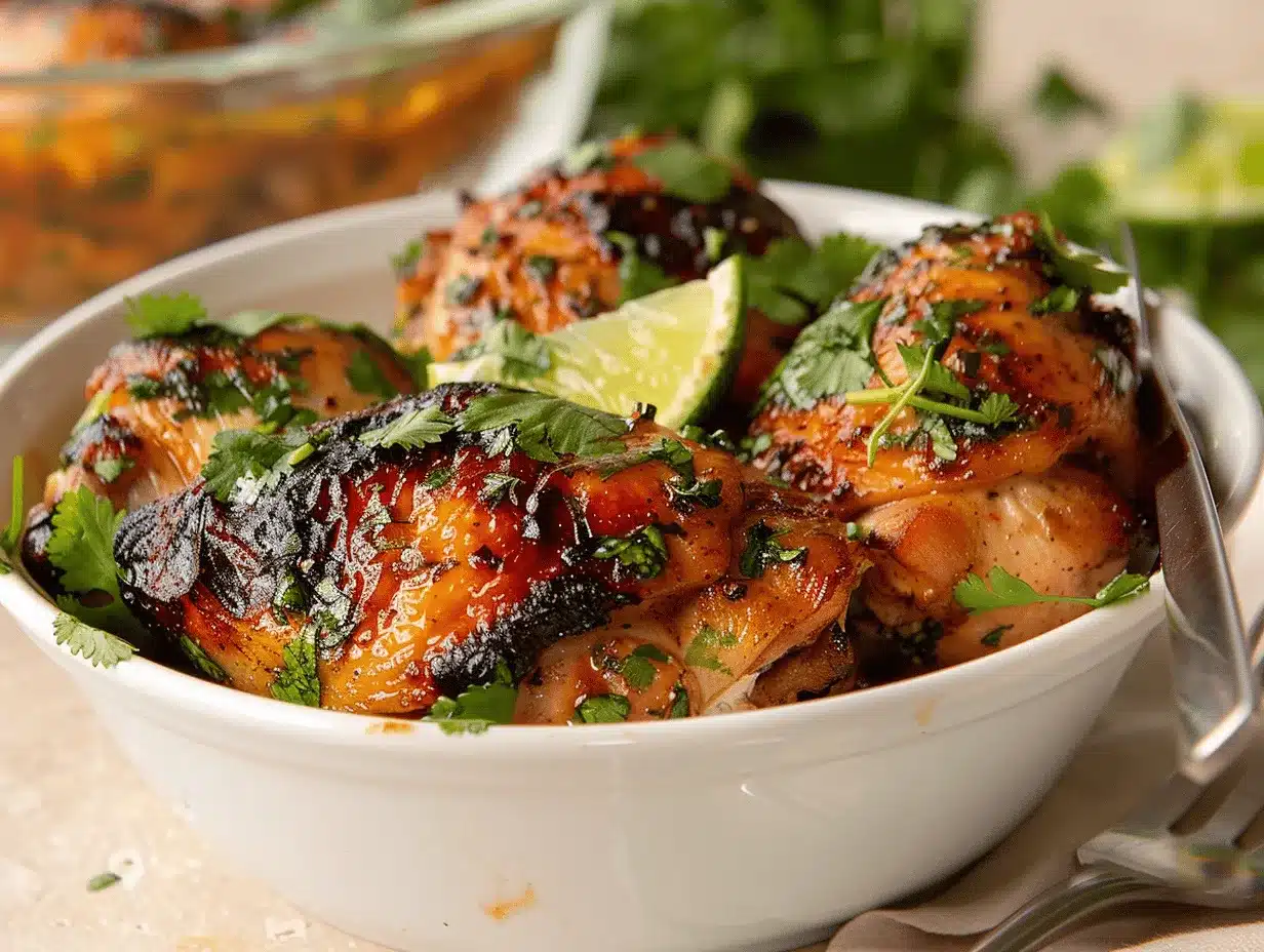 cilantro lime chicken thighs preparation steps