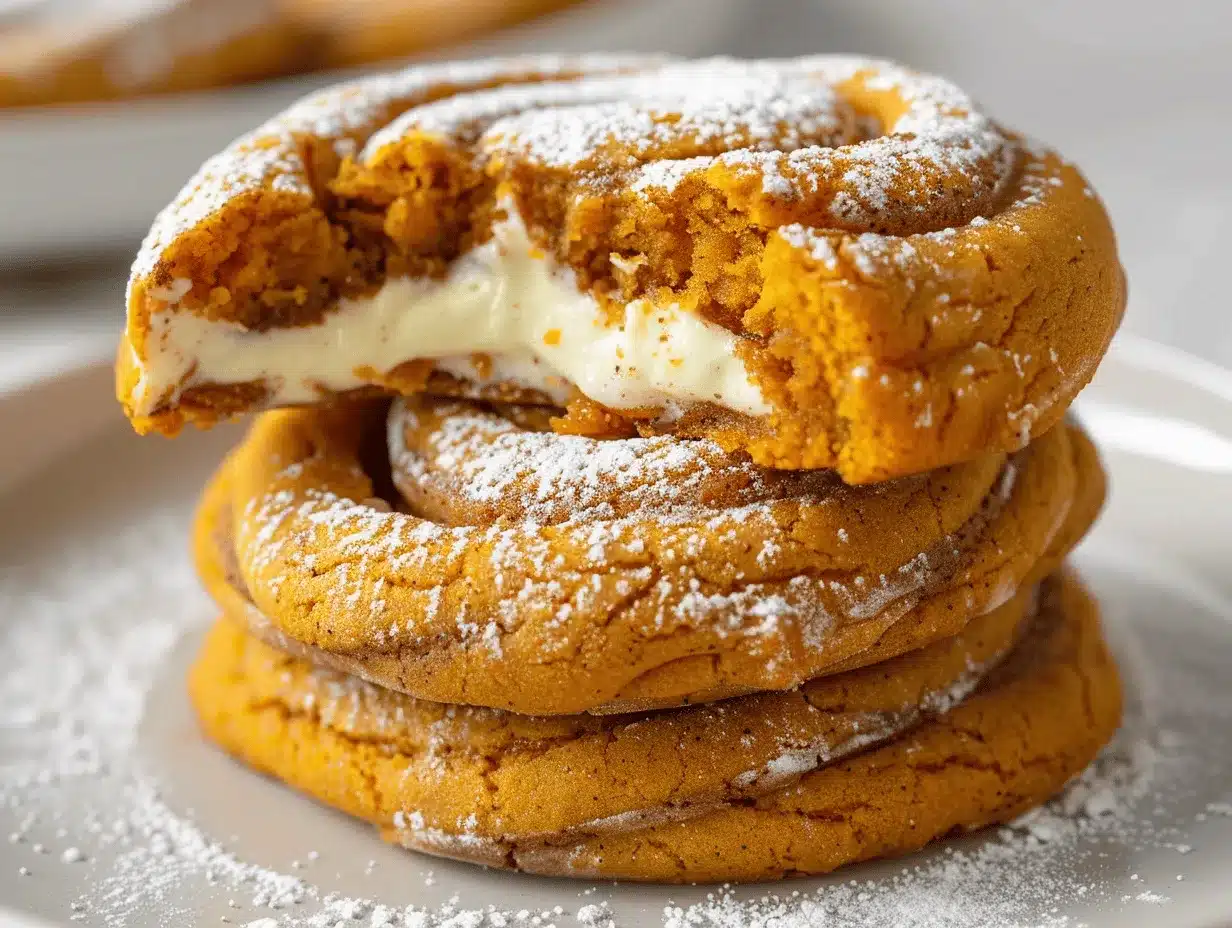 cinnamon roll pumpkin cookies preparation steps