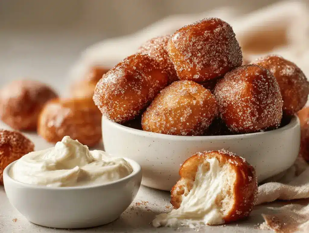 cinnamon sugar pretzel bites - featured image