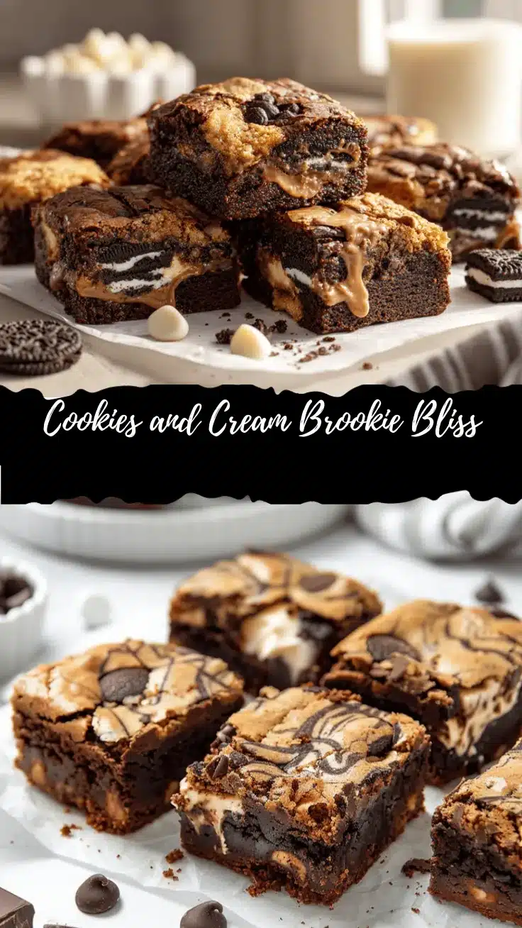 cookies and cream brookies recipe