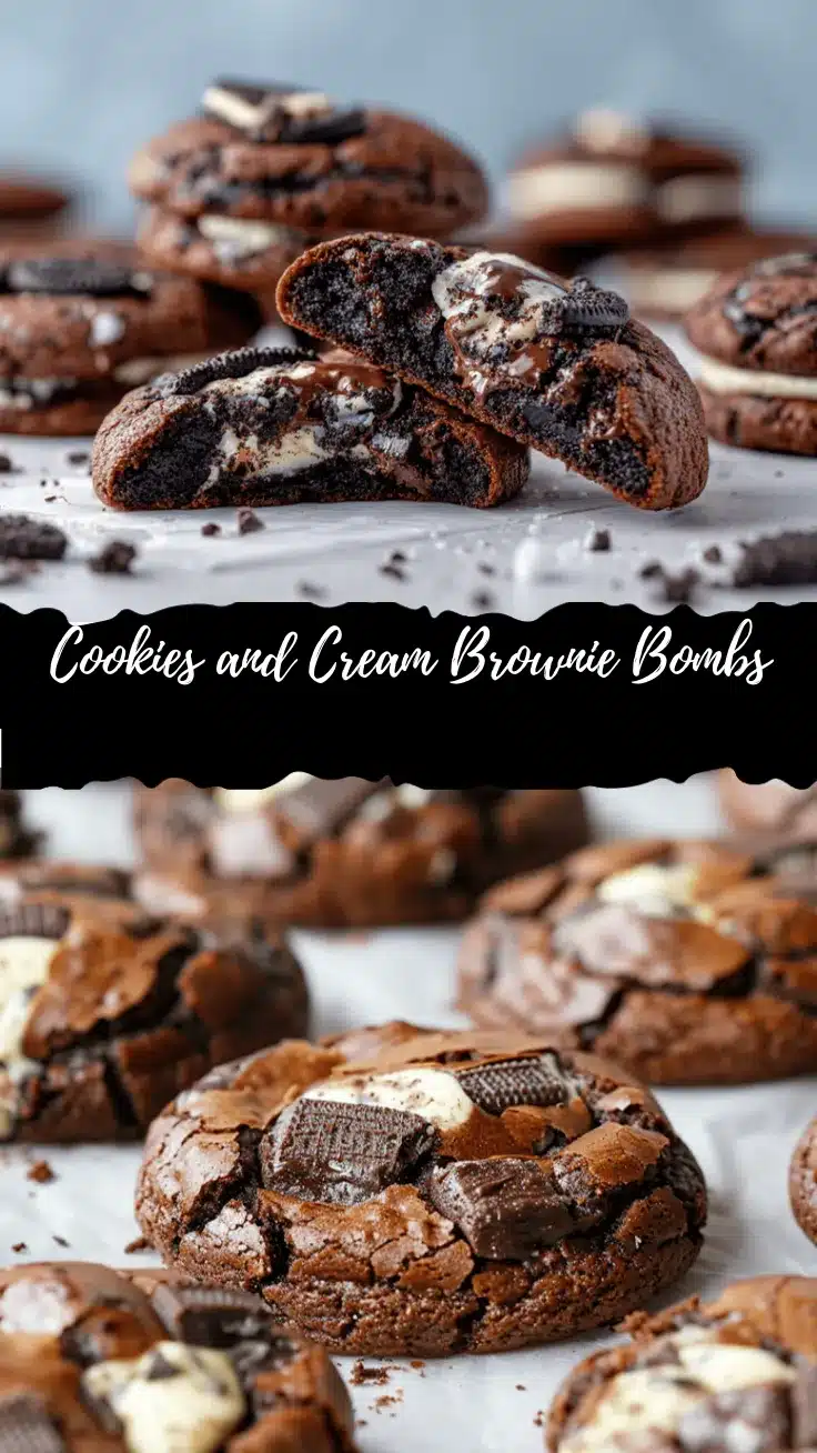 cookies and cream stuffed brownie cookies recipe