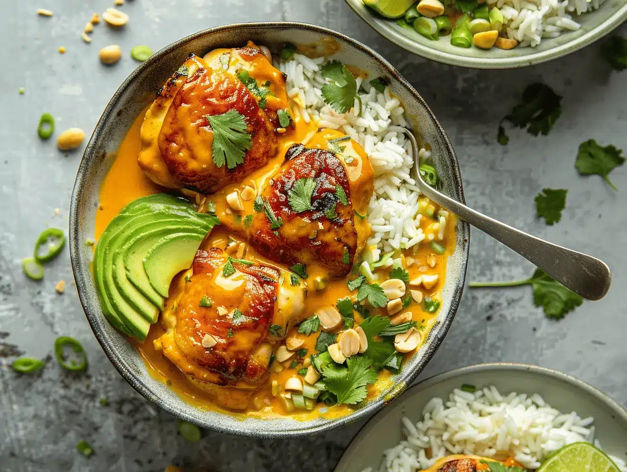 creamy coconut lime chicken thighs preparation steps