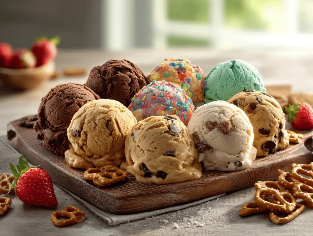 edible cookie dough scoop board - featured image
