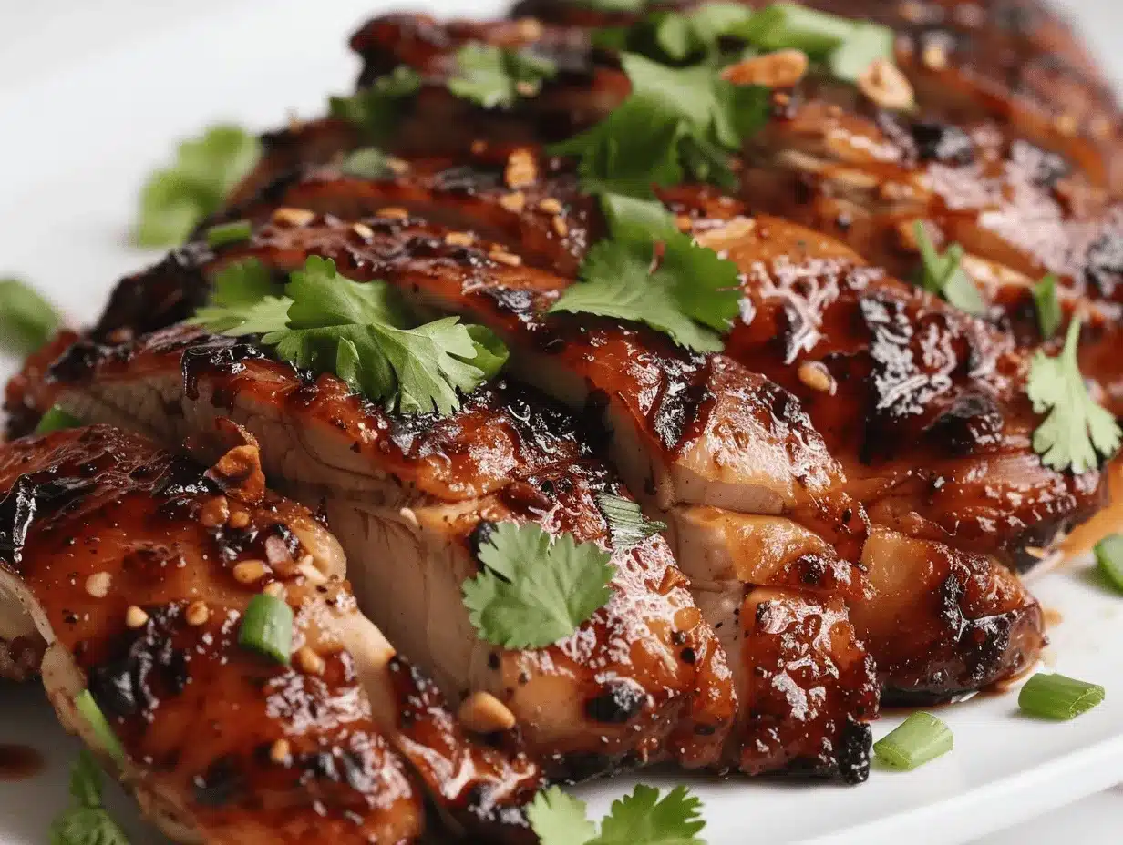 Garlic Miso Chicken Thighs preparation steps