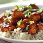 honey BBQ chicken rice bowl - featured image