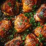 honey garlic chicken thighs - featured image