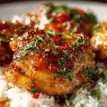 honey garlic chicken thighs - featured image