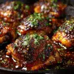 honey garlic chicken thighs - featured image
