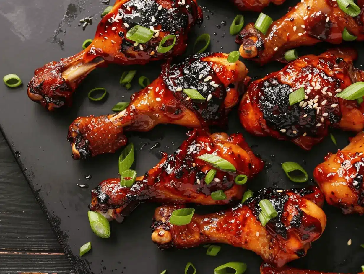 honey soy garlic chicken drumsticks preparation steps