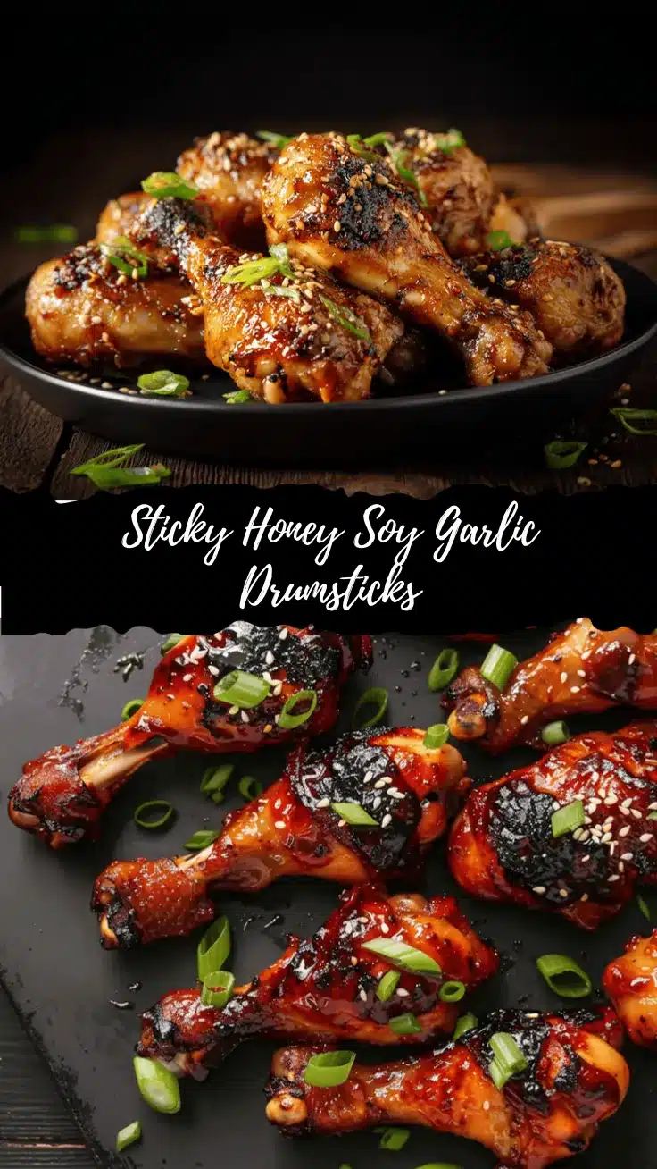honey soy garlic chicken drumsticks recipe