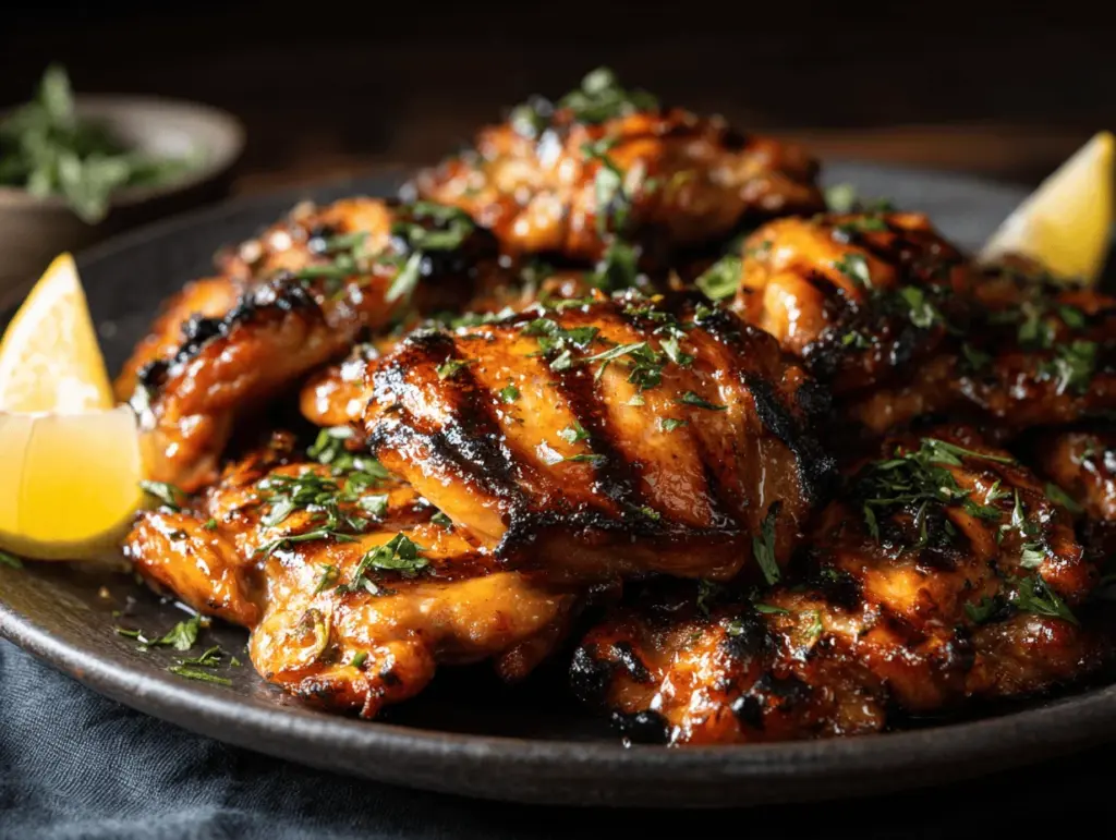 hot honey grilled chicken - featured image