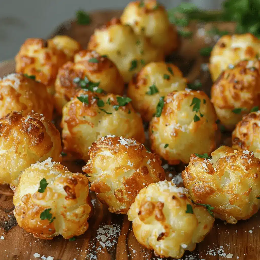 Keto Popcorn Cheese Puffs preparation steps