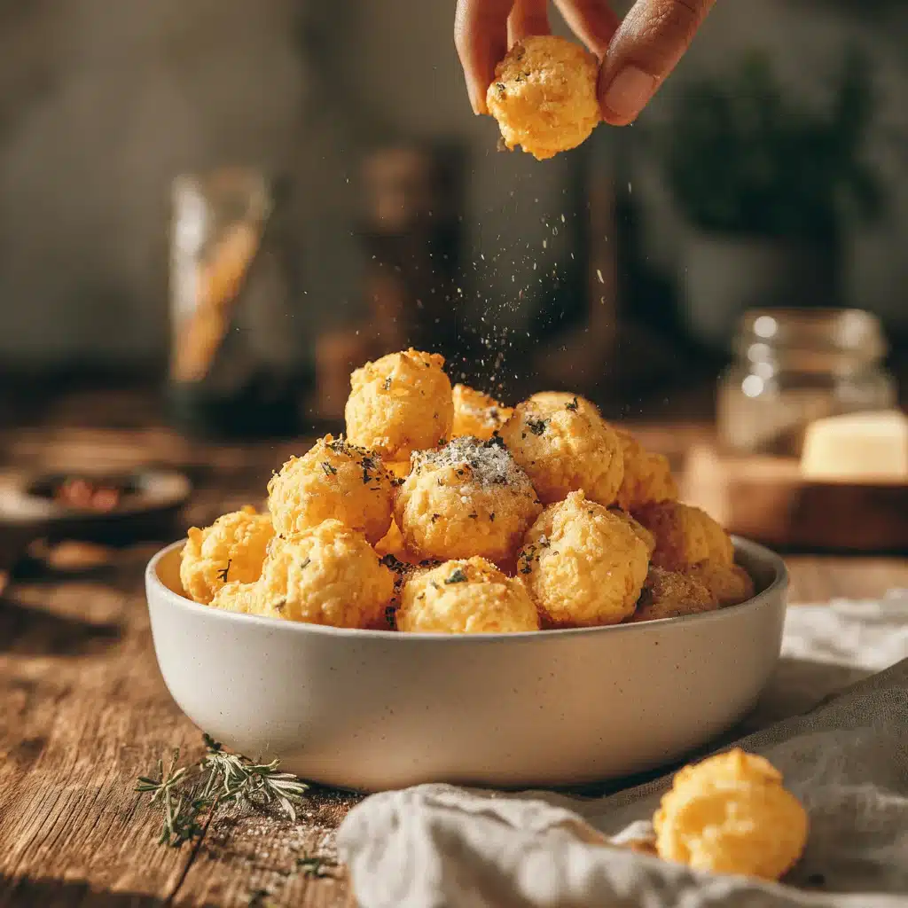 Keto Popcorn Cheese Puffs - featured image