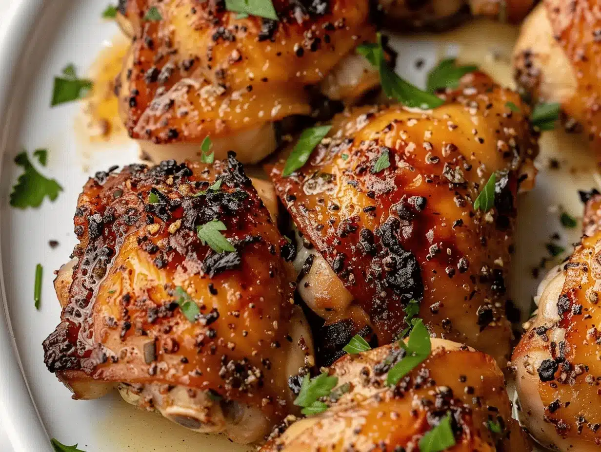 oven baked chicken thighs preparation steps