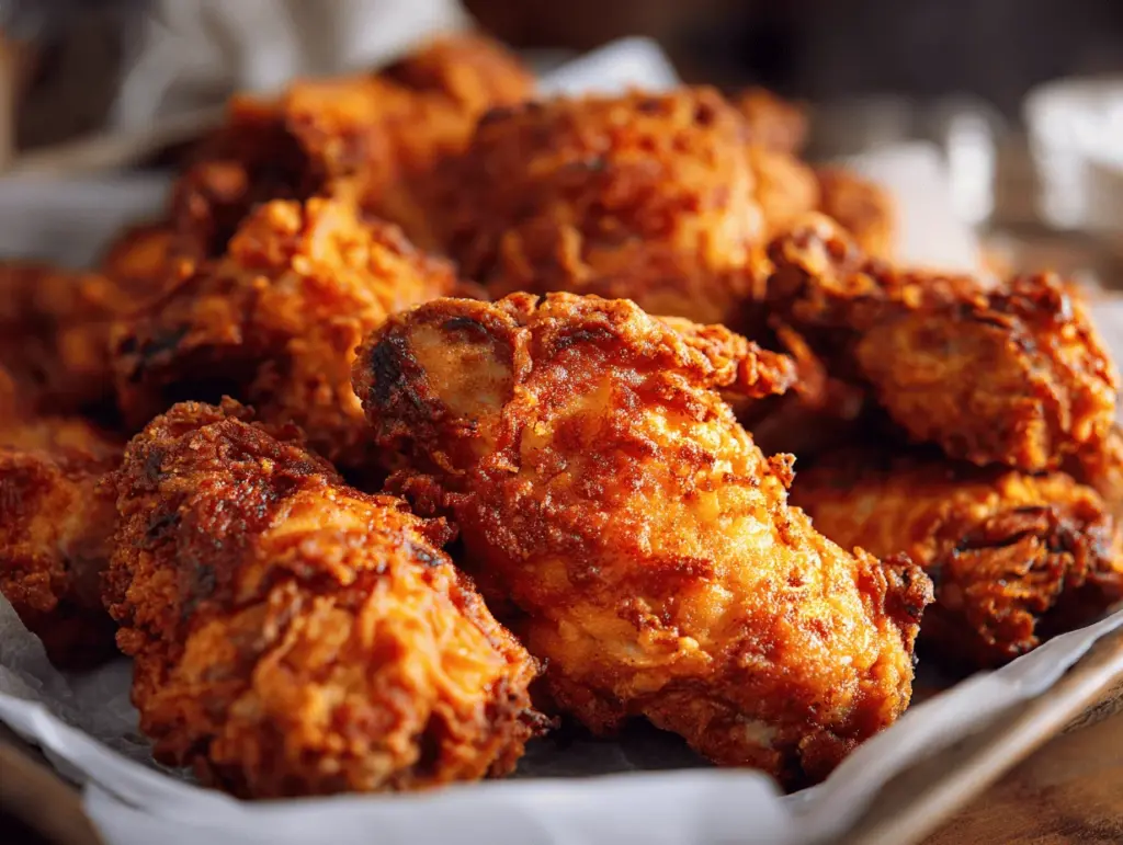 oven fried chicken thighs - featured image