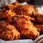 oven fried chicken thighs - featured image