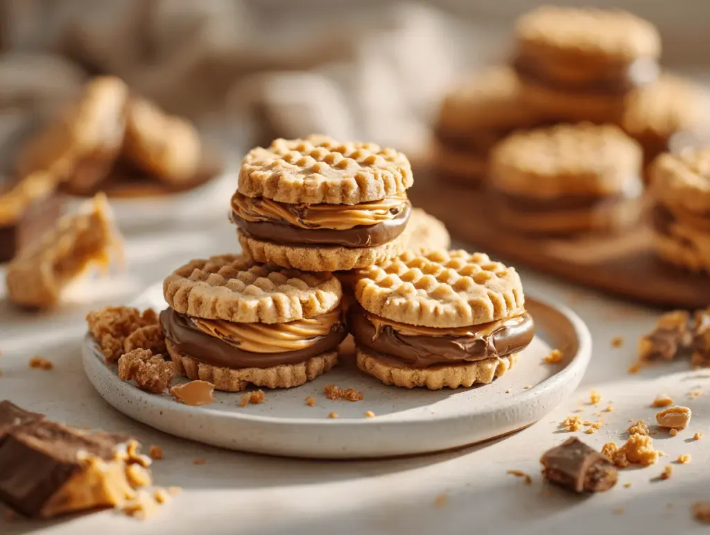 peanut butter cup Nutter Butter cookies - featured image