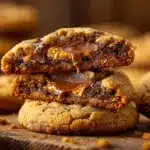 peanut butter cup stuffed brookies - featured image