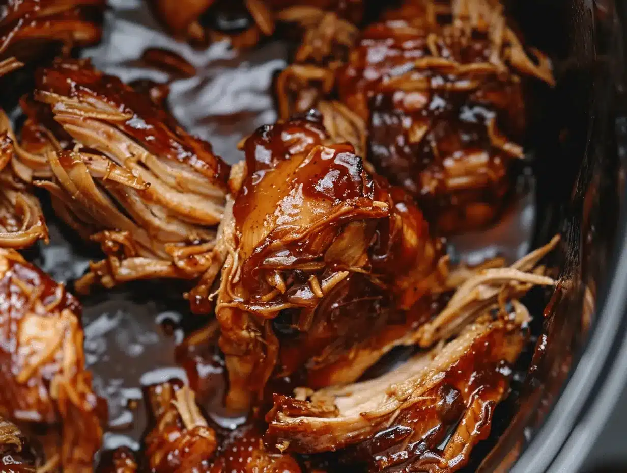 slow cooker honey garlic chicken preparation steps