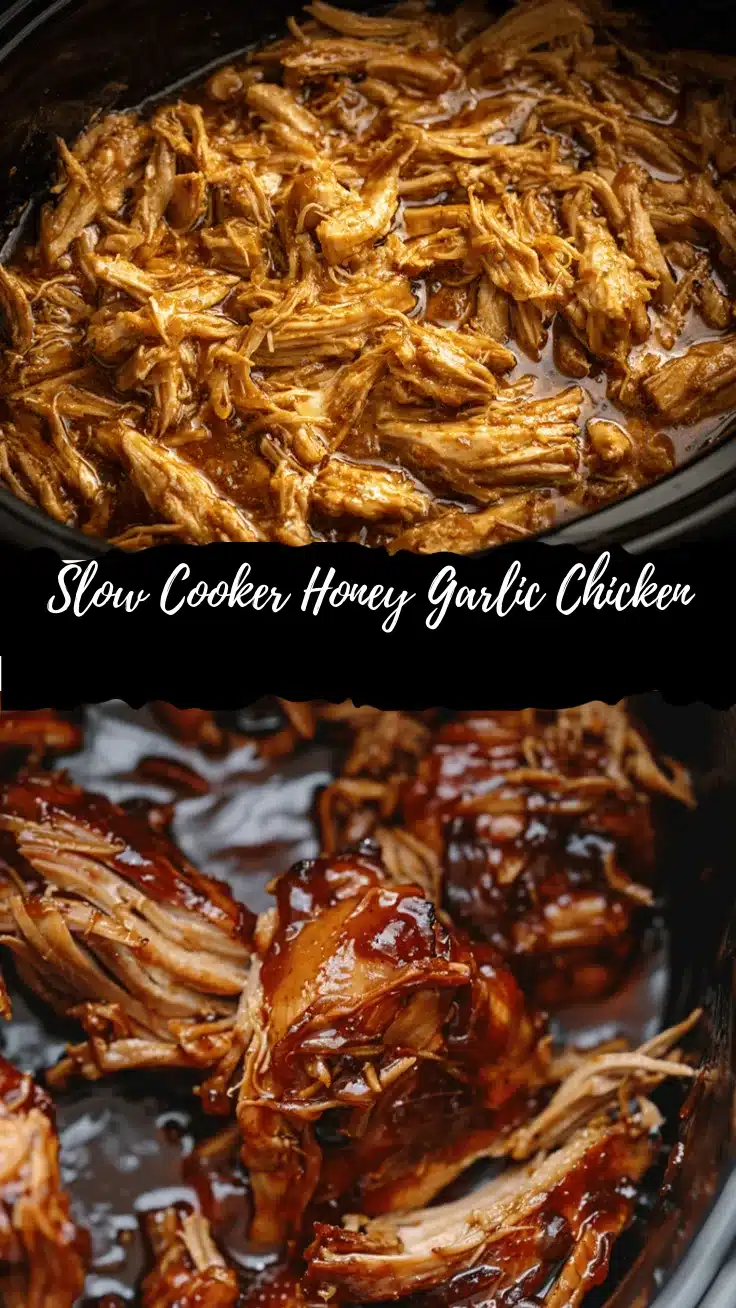 slow cooker honey garlic chicken recipe