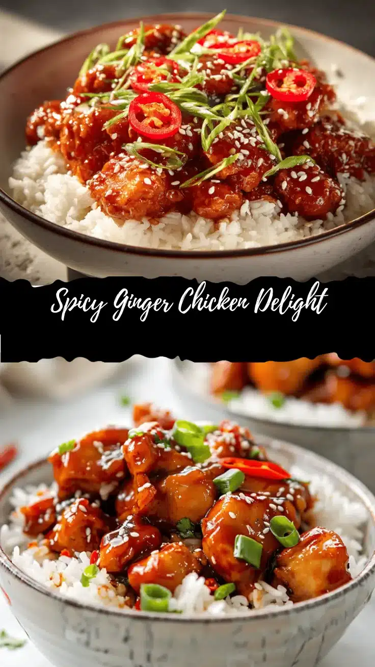 spicy ginger chicken recipe