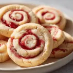 strawberry cheesecake swirl cookies - featured image