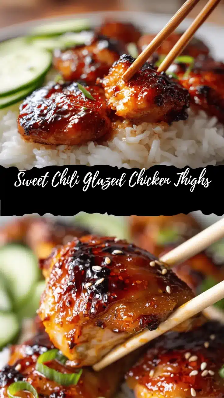 sweet chili glazed chicken thighs recipe