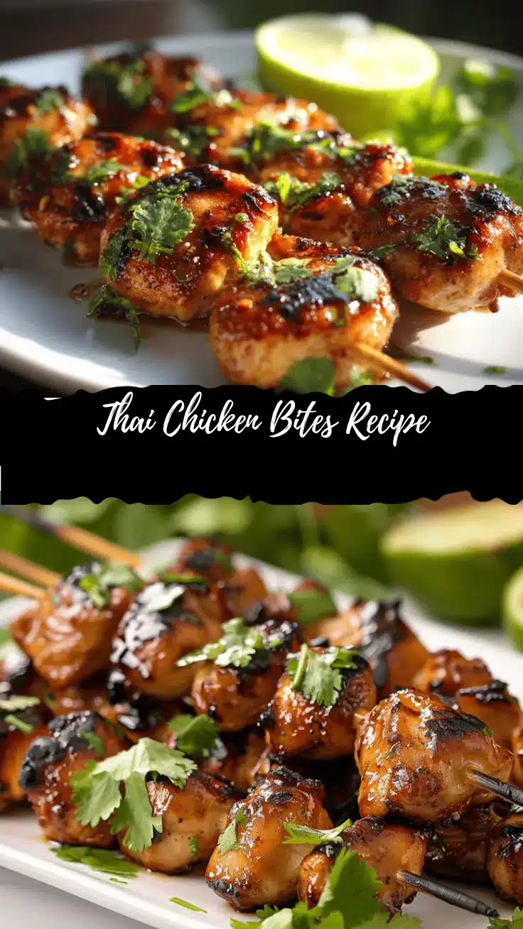 Thai chicken bites recipe