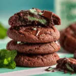Thin Mint Stuffed Chocolate Mint Cookies - featured image