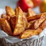 air fryer apple fries - featured image