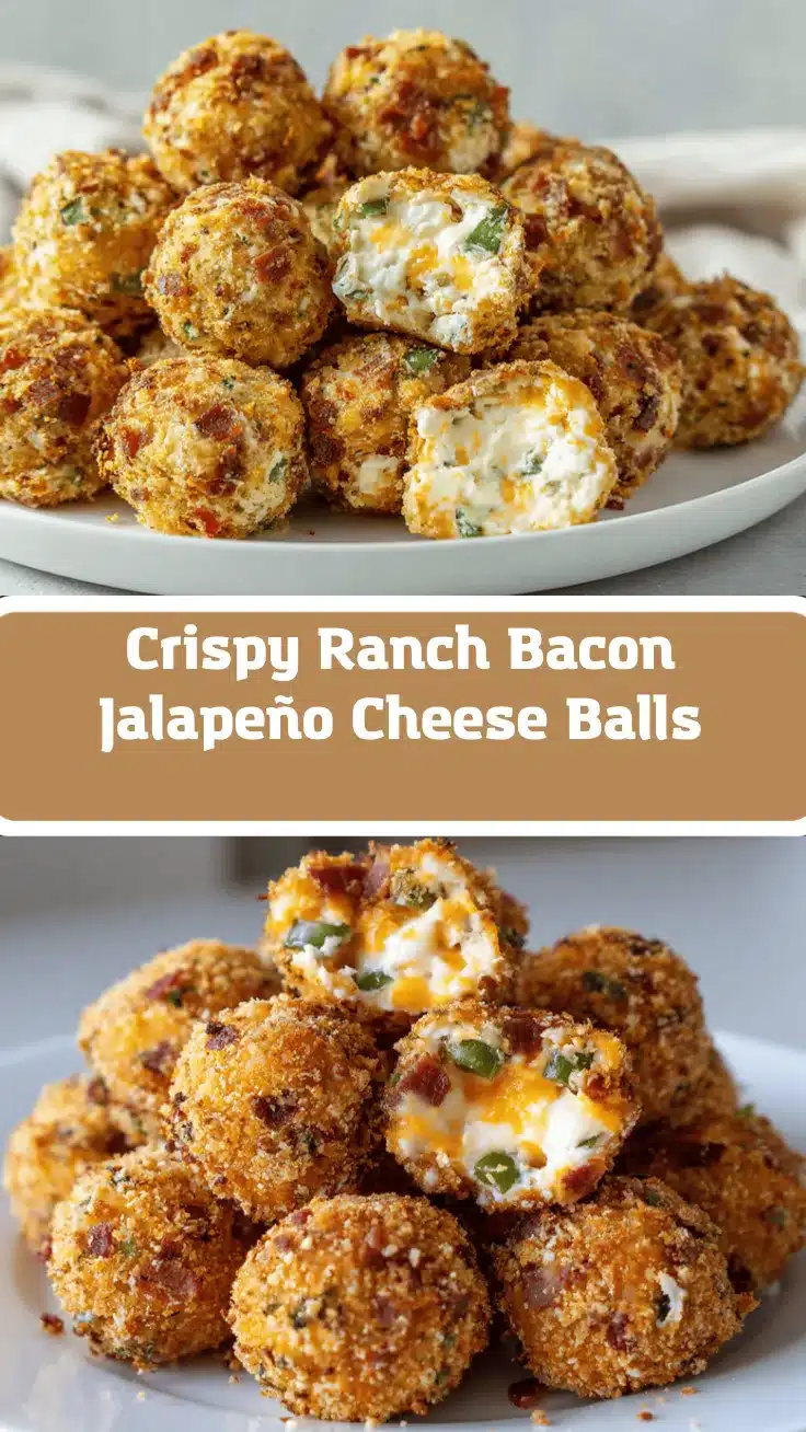air fryer ranch bacon jalapeño popper cheese balls recipe