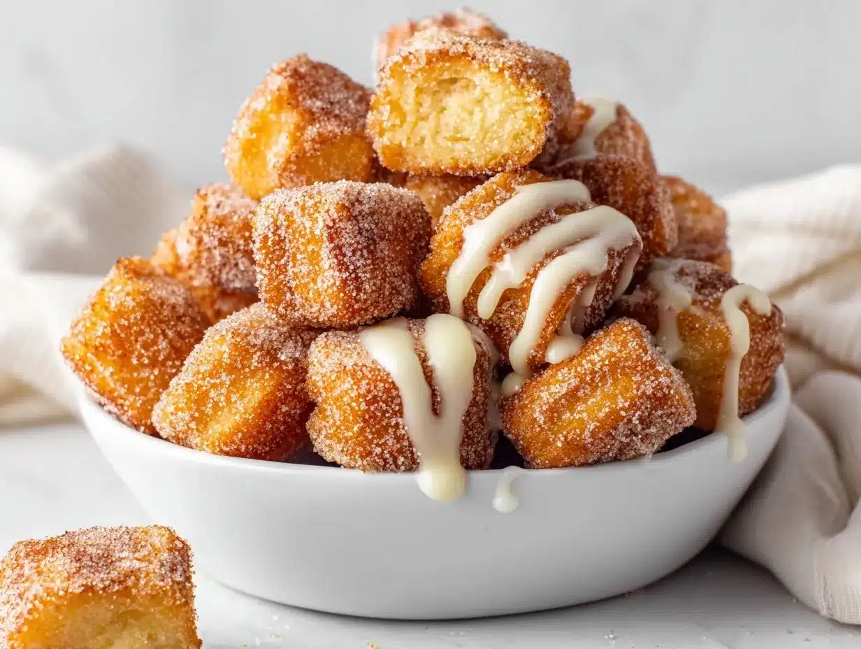 Angel Cake Churro Bites preparation steps