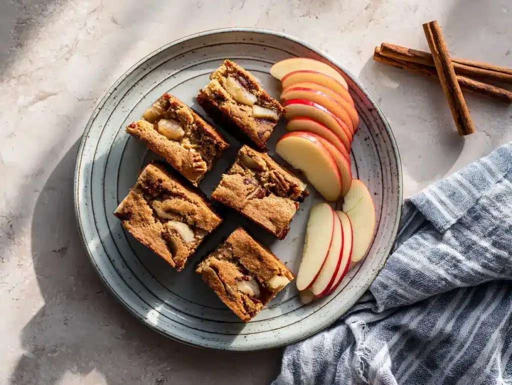 apple brownies - featured image
