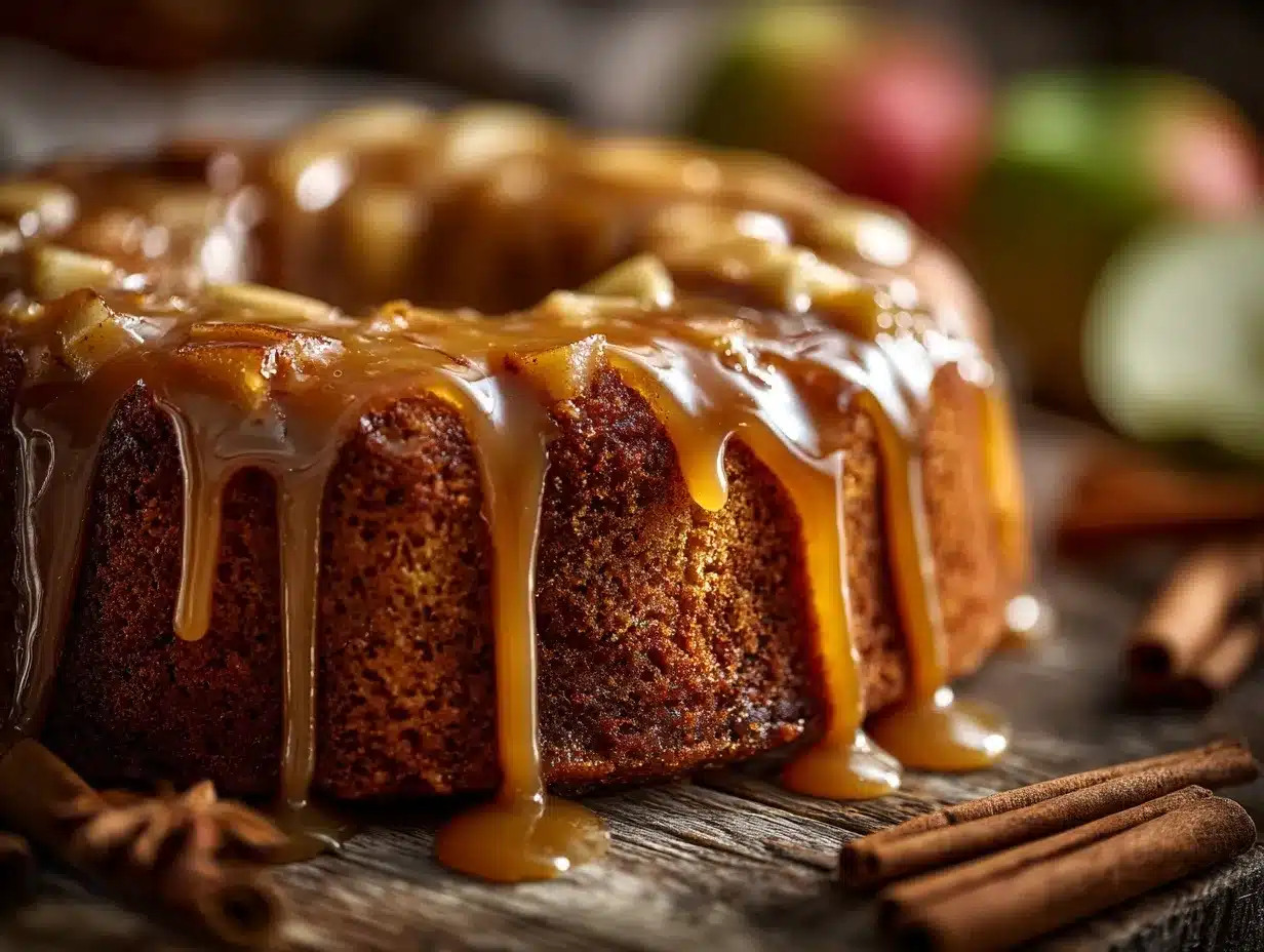 Apple Bundt Cake preparation steps
